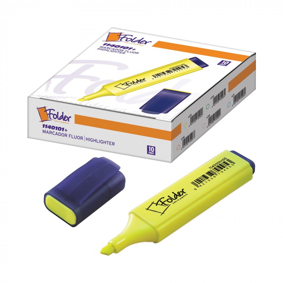 Rotulador fluorescente amarillo KEYROAD