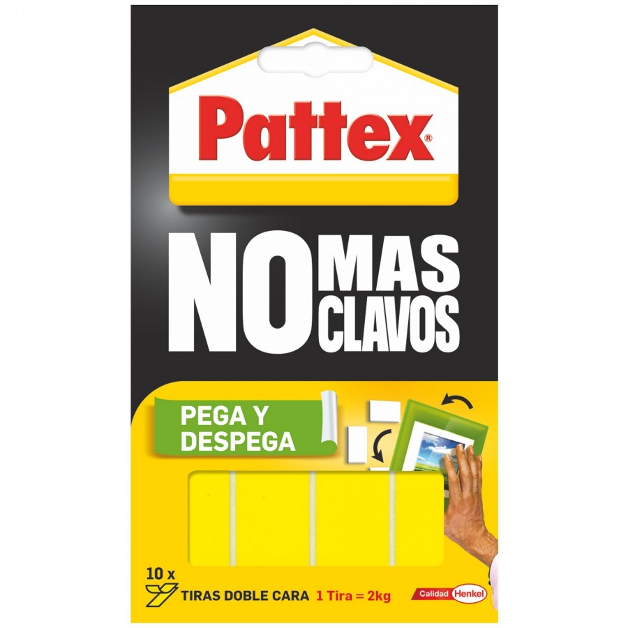 PATTEX NO MÁS CLAVOS TIRAS PRECORTADAS