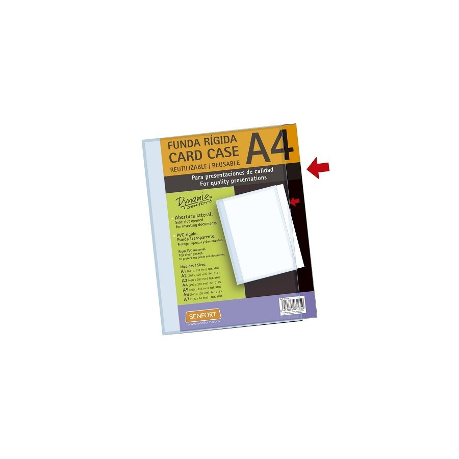 FUNDAS TARJETAS/IDENTIFICACION FISCAL PVC IBERPLAS 60X90