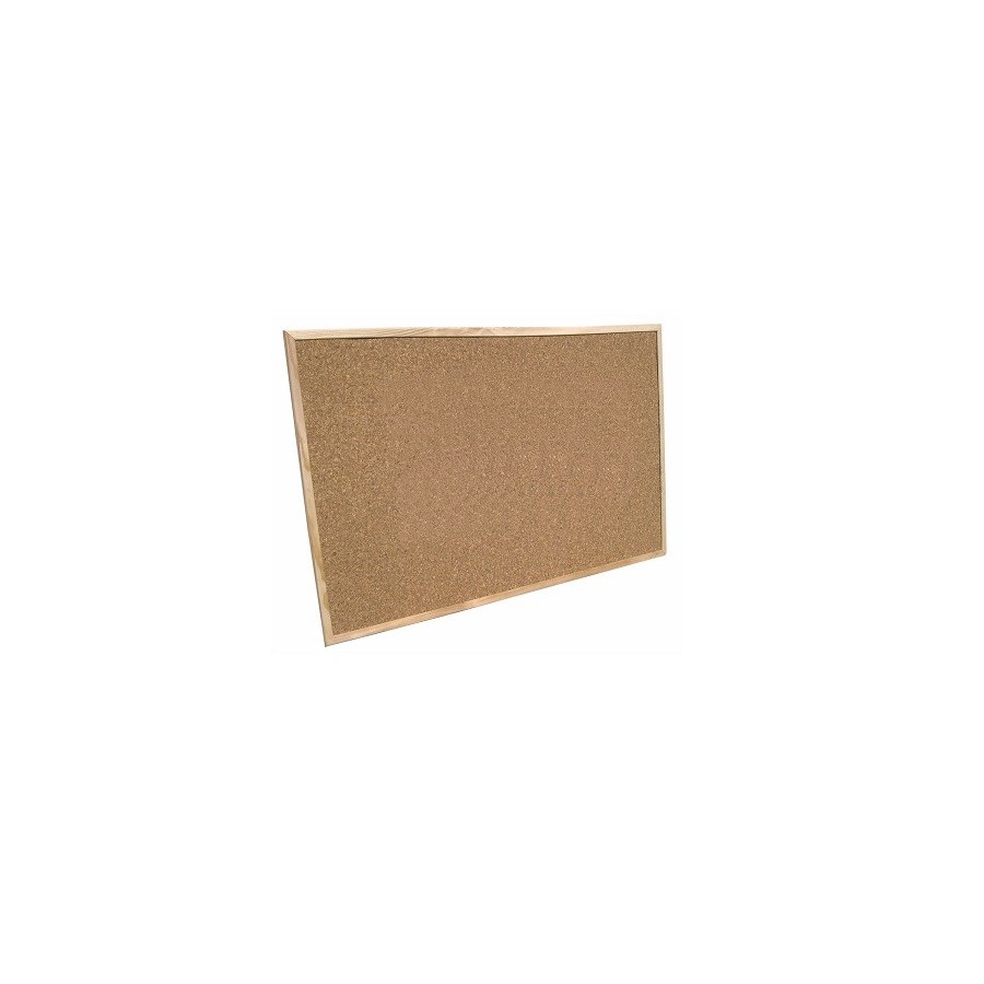 Fzyisw Tablero de Corcho Pared, Tablero de Corcho 40x30cm, Pizarra Corcho  para Pared, Tablón con Marco de Madera, Tablón de Corcho con 5 Pasadores  para la Eescuela de Oficina en Casa 