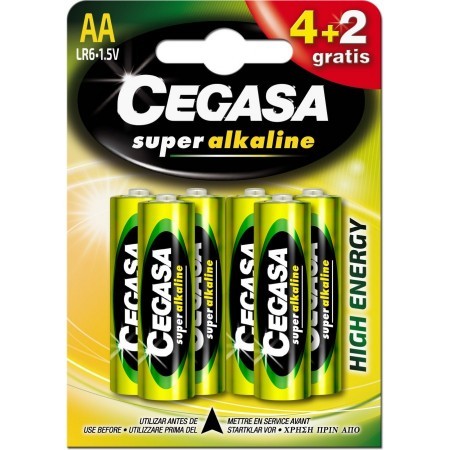Pila alcalina CEGASA D (LR20) Super Alcaline. 24 unidades