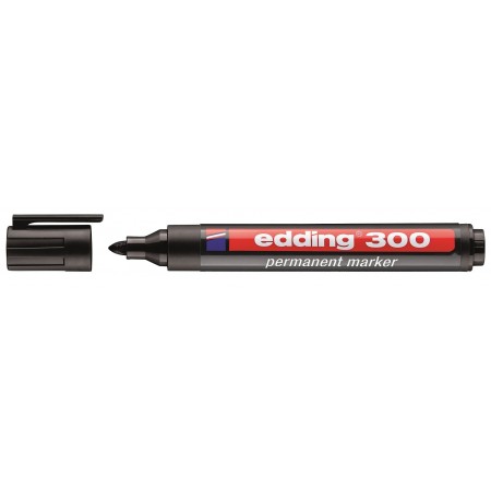 Rotulador Edding Marcador Permanente 300 Rojo Punta Redonda 1,5-3 Mm 400  Unidades con Ofertas en Carrefour